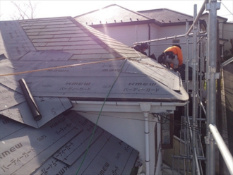 カバー工法の様子